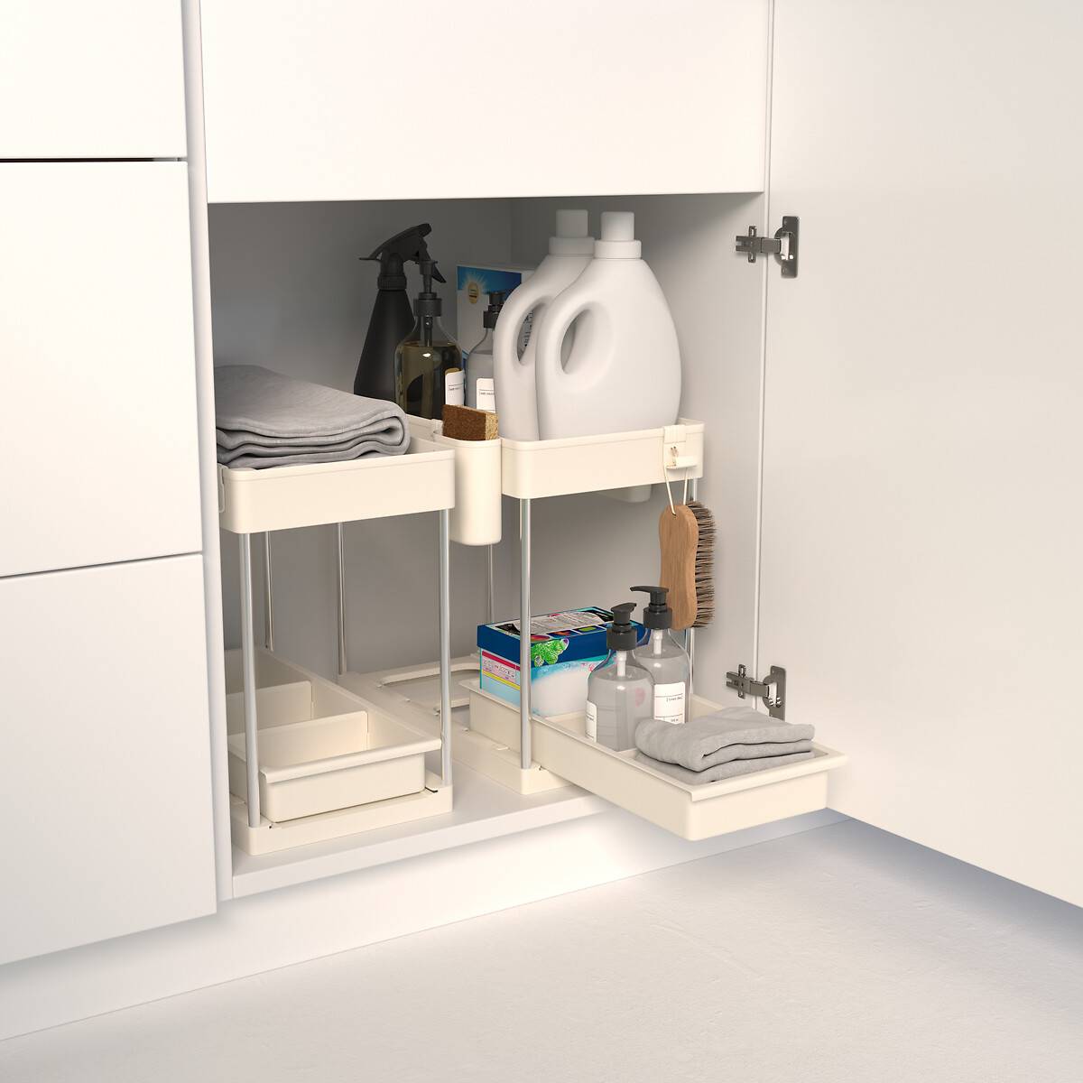 Organiseur, l.40,7 cm, beige Stora