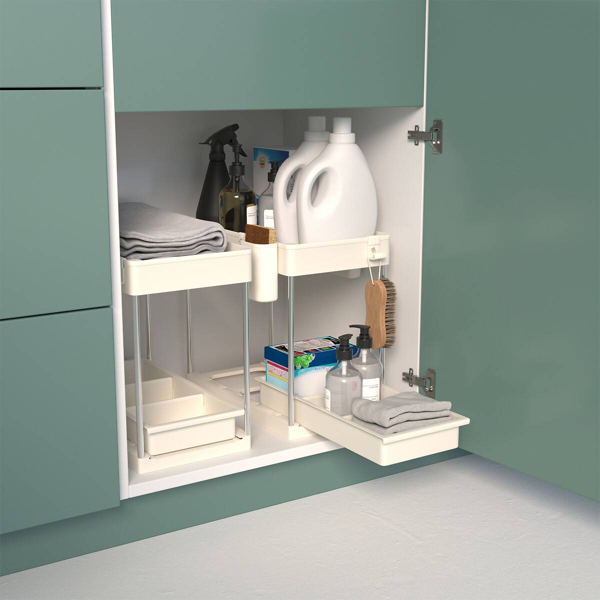 Organiseur, l.40,7 cm, beige Stora