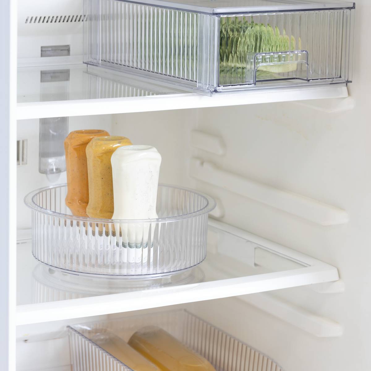 Organiseur rotatif, d.23 cm, transparent Streaks