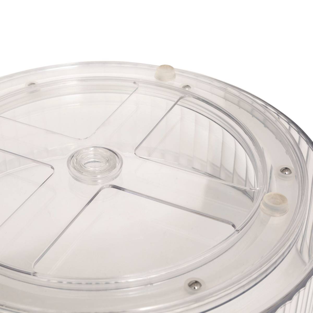 Organiseur rotatif, d.23 cm, transparent Streaks