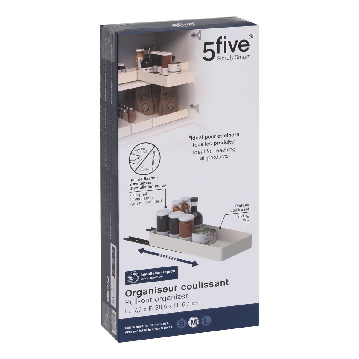 Organiseur, l.38,6 cm, beige Stora