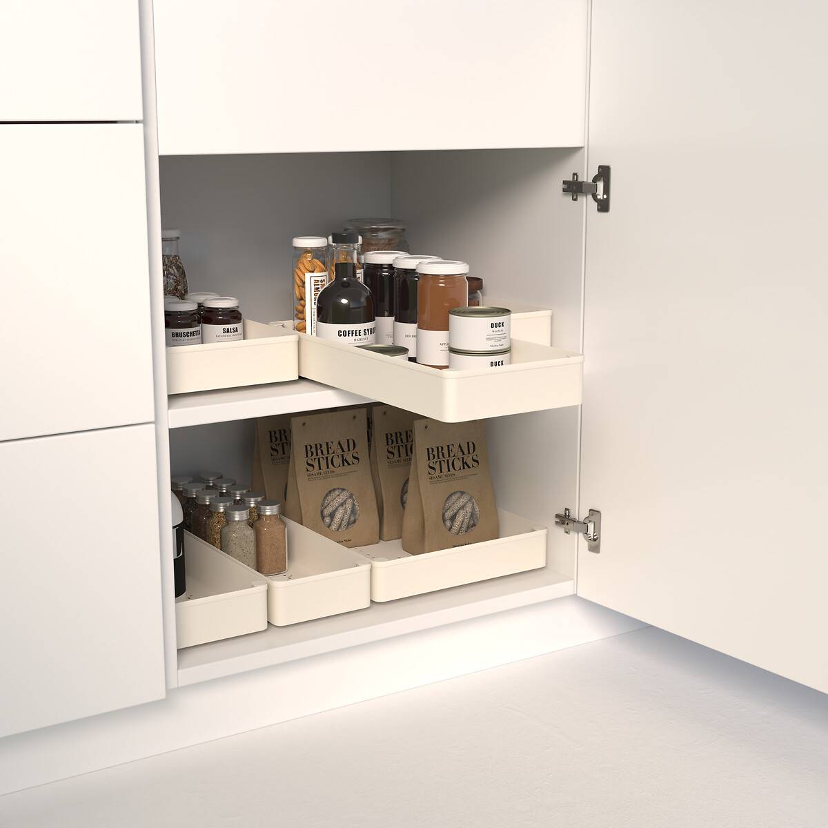 Organiseur, l.38,6 cm, beige Stora