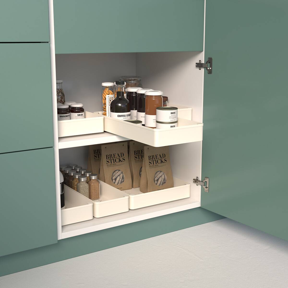 Organiseur, l.38,6 cm, beige Stora