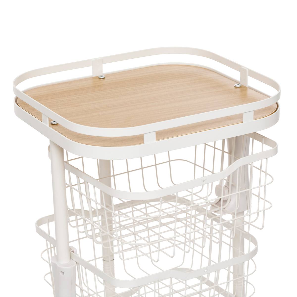 Desserte, l.34,5 cm, blanc Balm