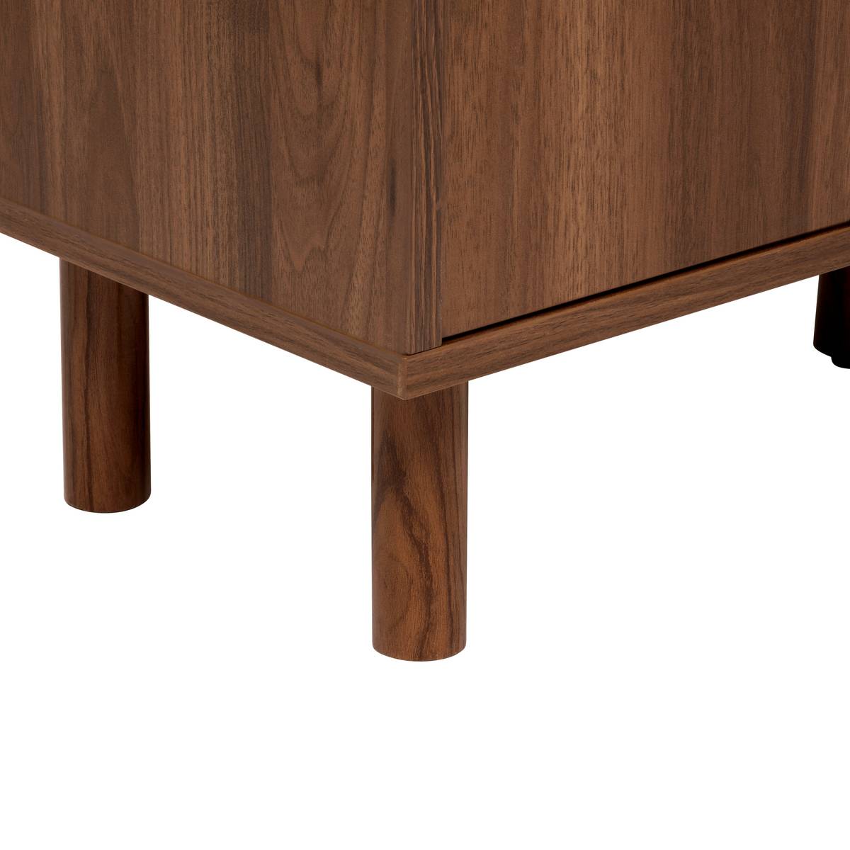 Bibliothèque 2 portes, marron Slidy