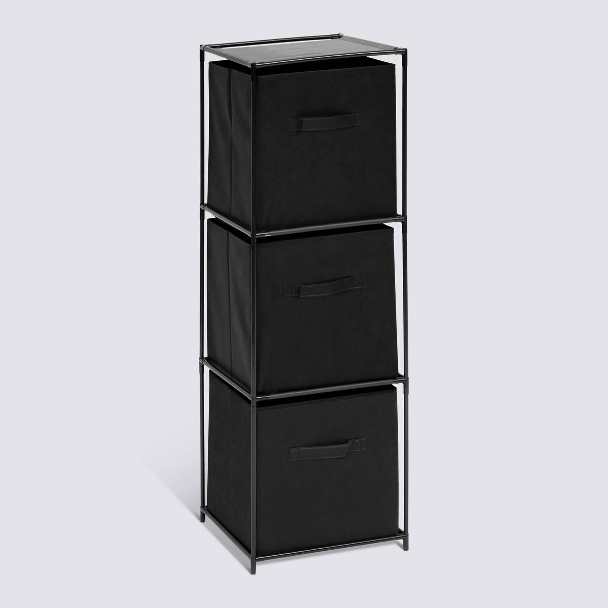 Etagère 3 niveaux, noir Mix'n modul