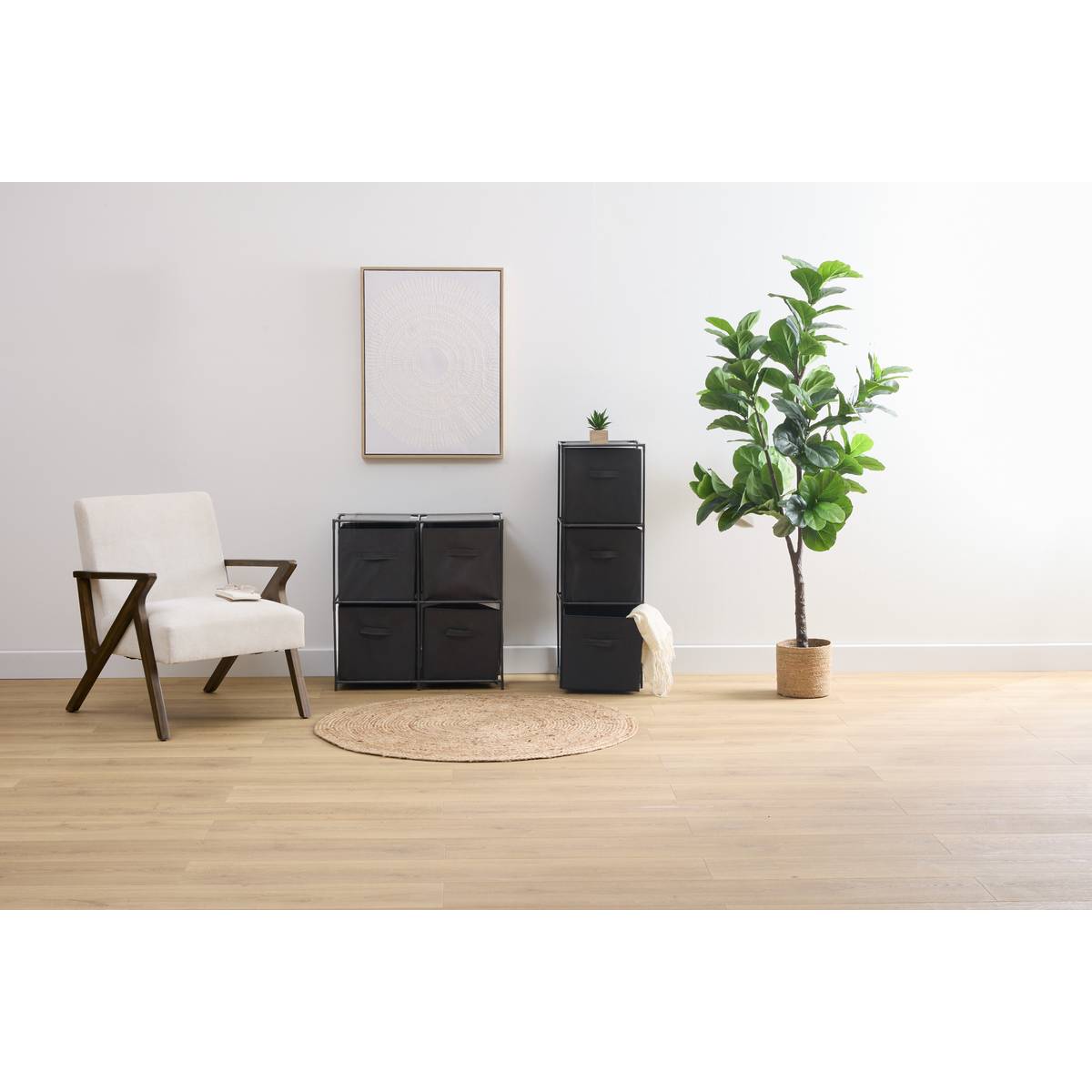 Etagère 3 niveaux, noir Mix'n modul