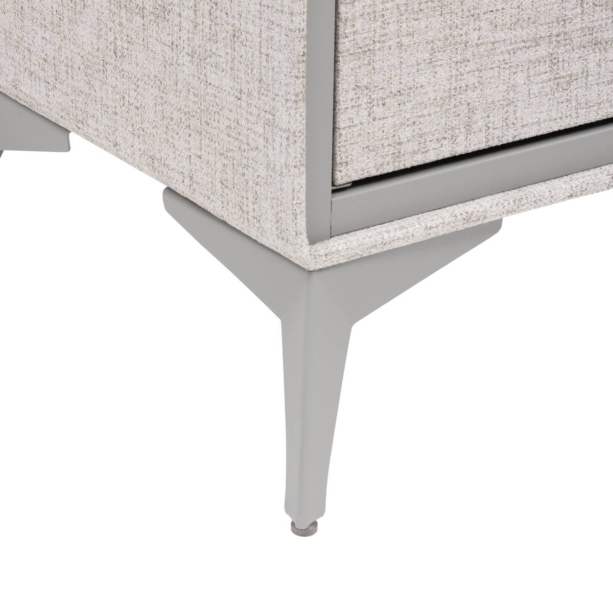 Commode 6 tiroirs, gris Granite