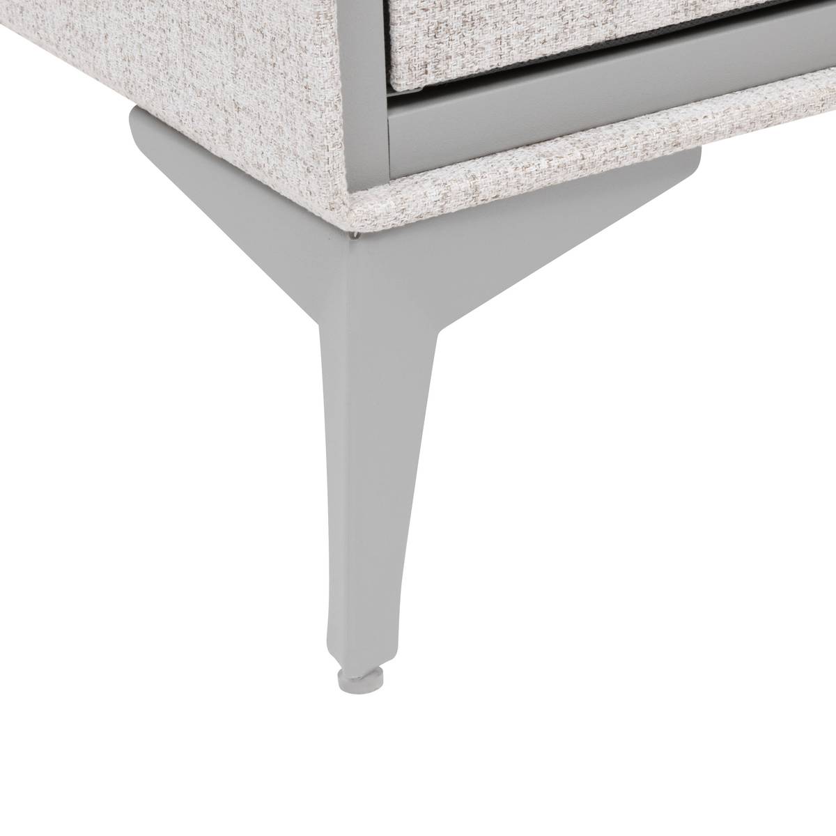 Commode 4 tiroirs, gris Granite