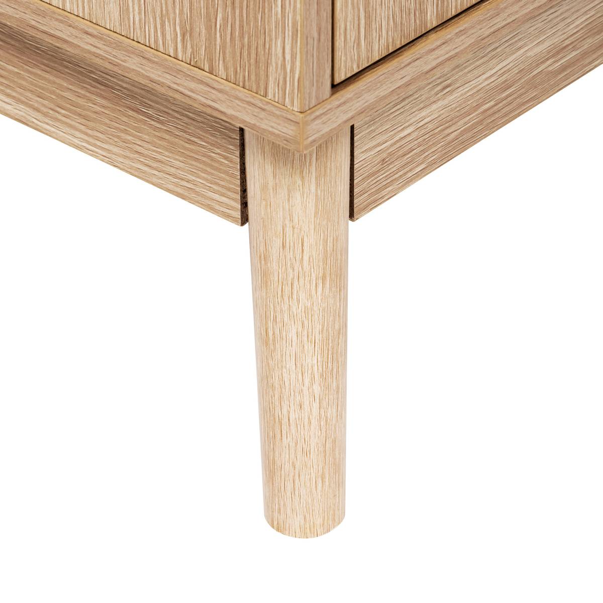 Buffet de cuisine 2 portes, marron Abana