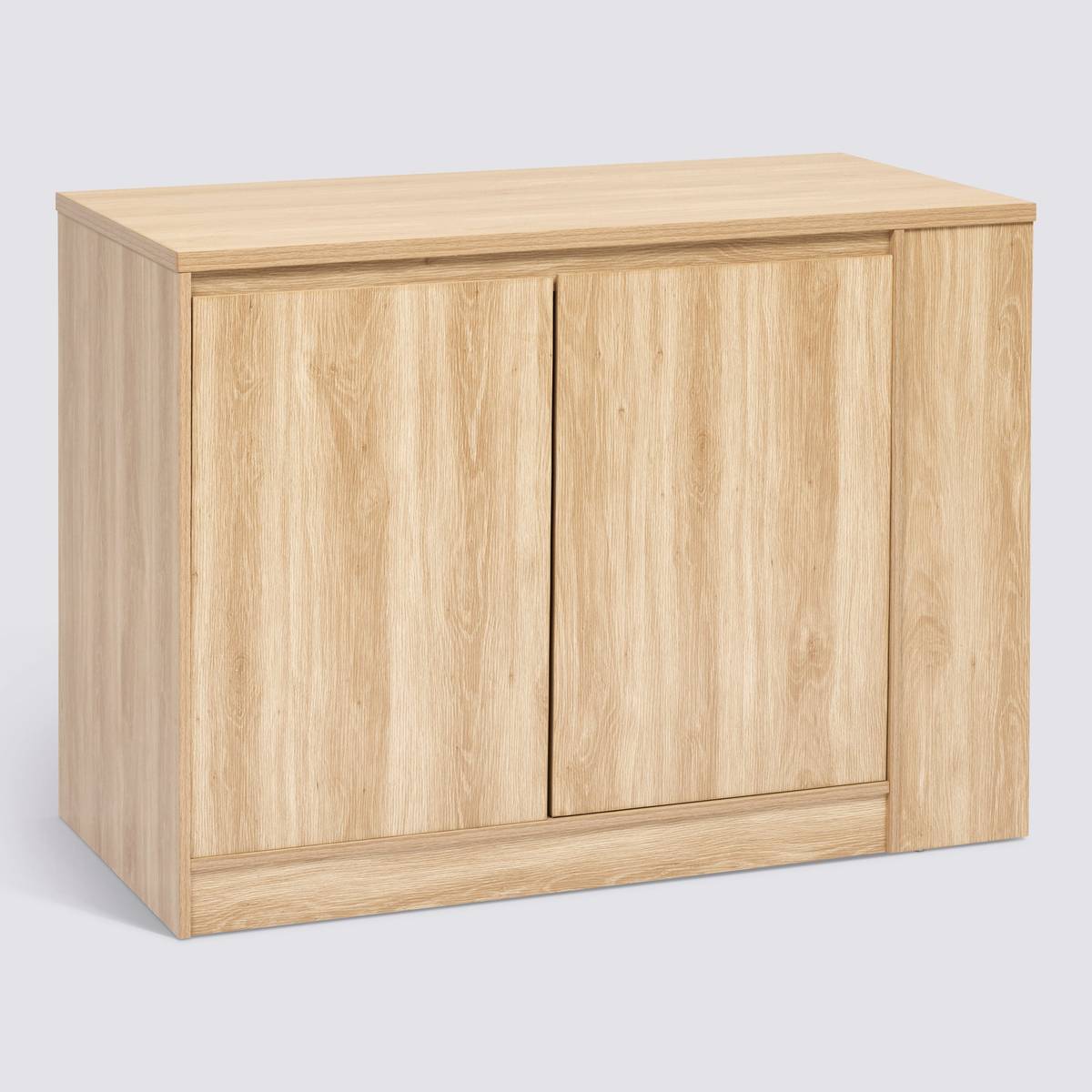 Ilot central, 2 portes, beige Abana