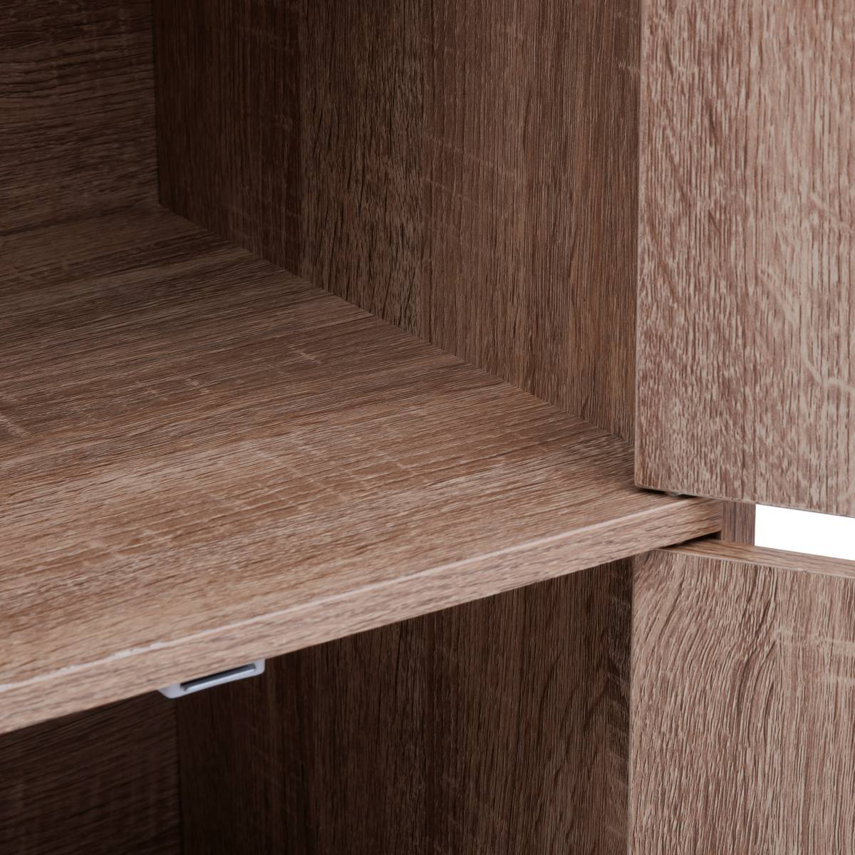 Etagère 4 portes, beige Mix'n door