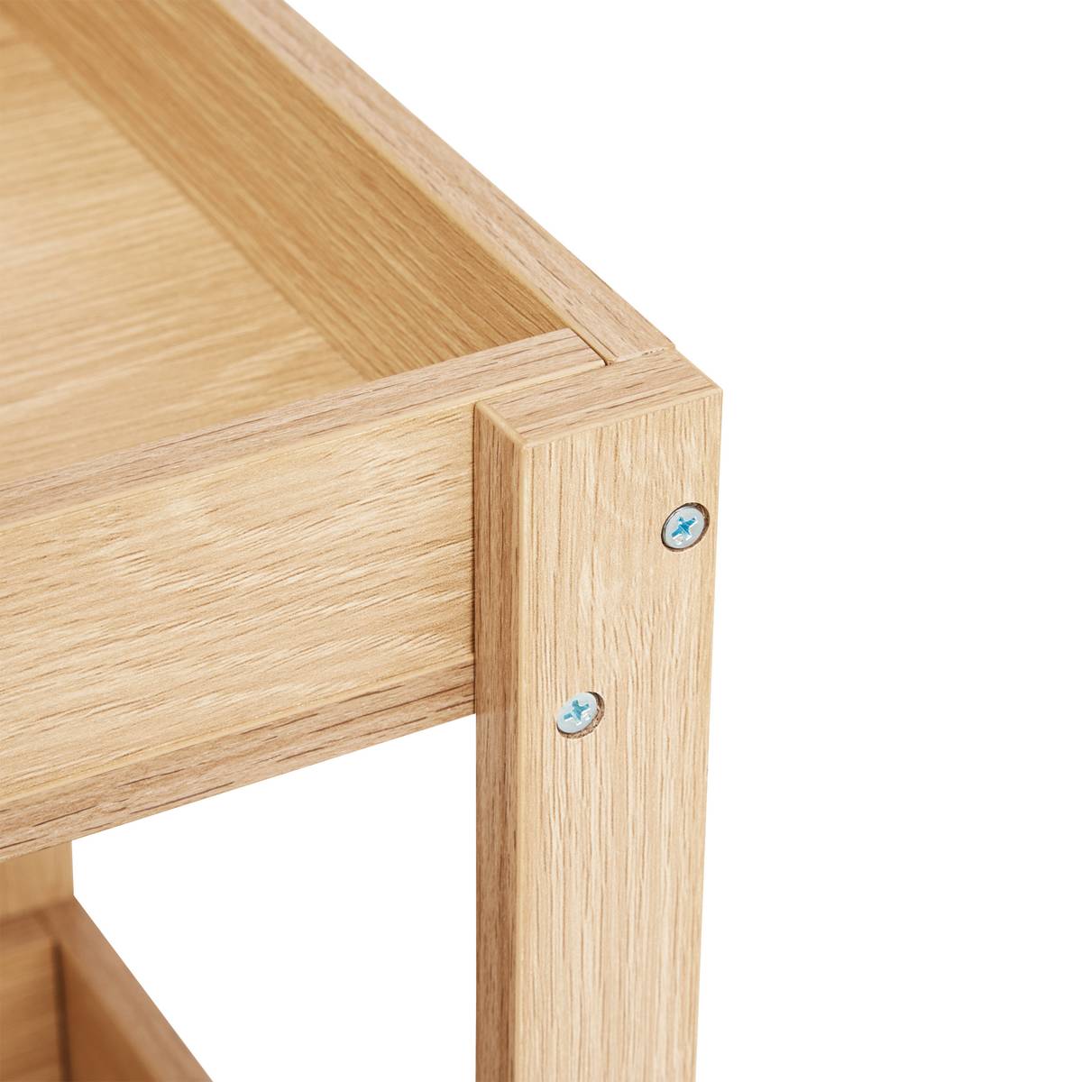 Desserte 3 niveaux, beige Abana