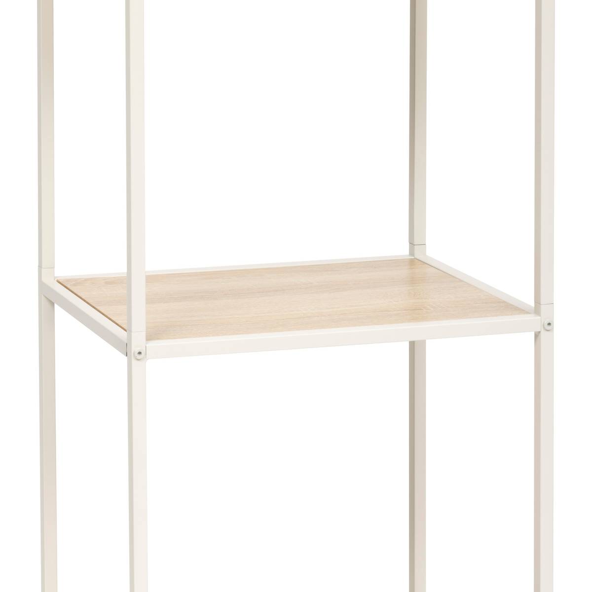 Etagère 4 niveaux, beige Curvy