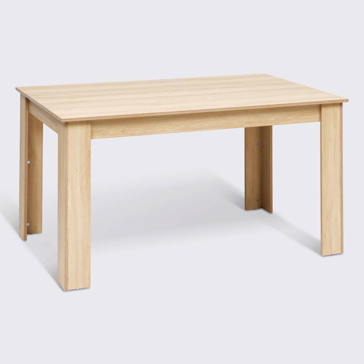 Table, 6 places, beige Abana