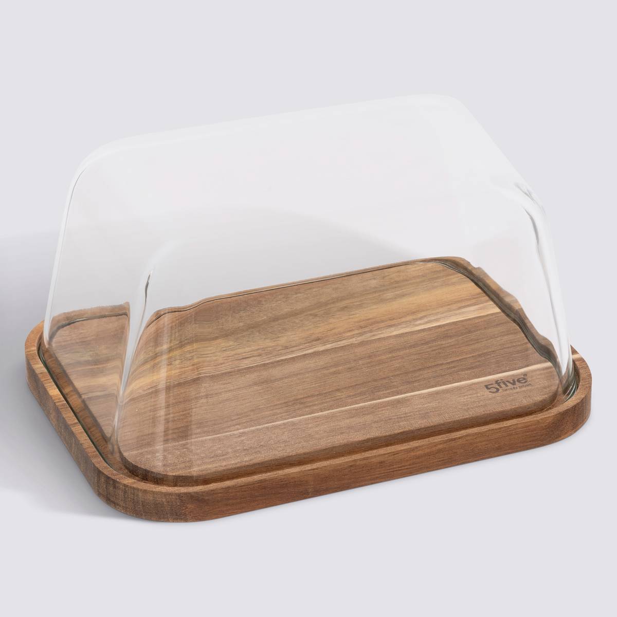 Boîte à fromage, socle acacia 