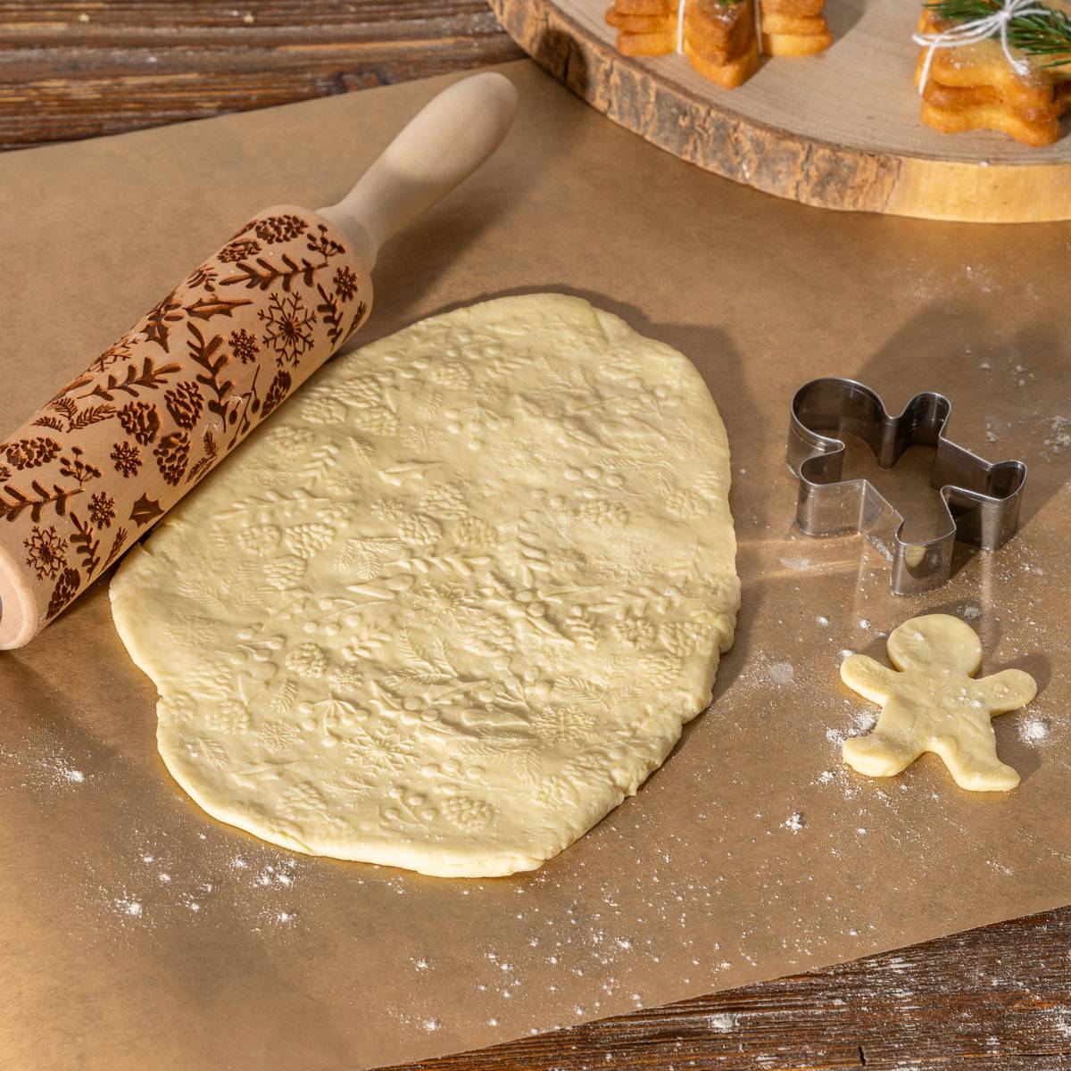 Rouleau à patisserie, l.35,5 cm, beige 