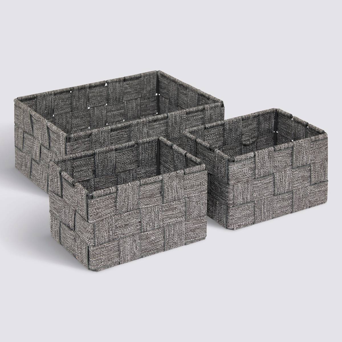 Panier, 3 produits, gris Lise