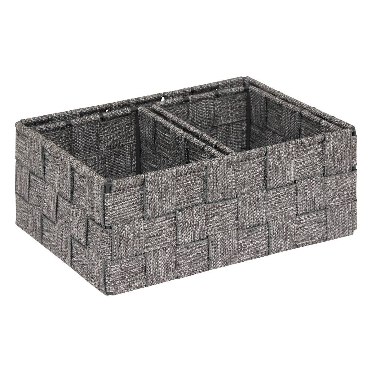 Panier, 3 produits, gris Lise