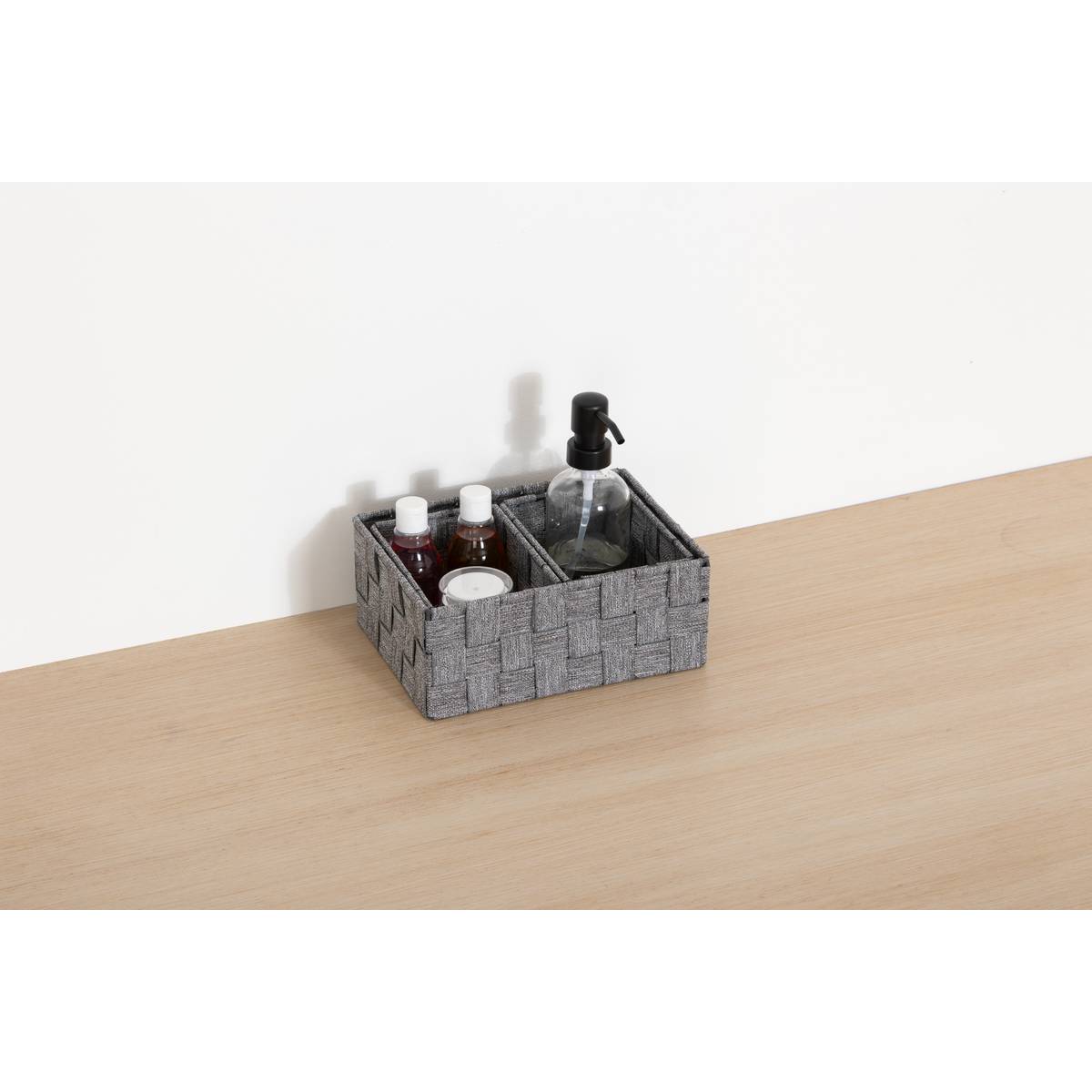 Panier, 3 produits, gris Lise