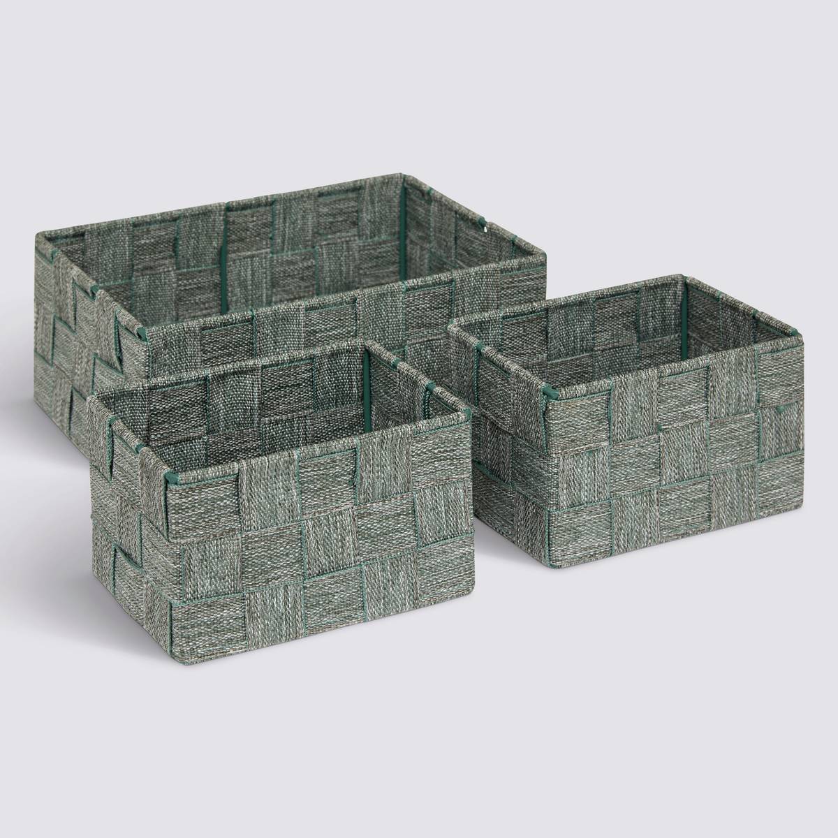 Panier, 3 produits, vert Lise