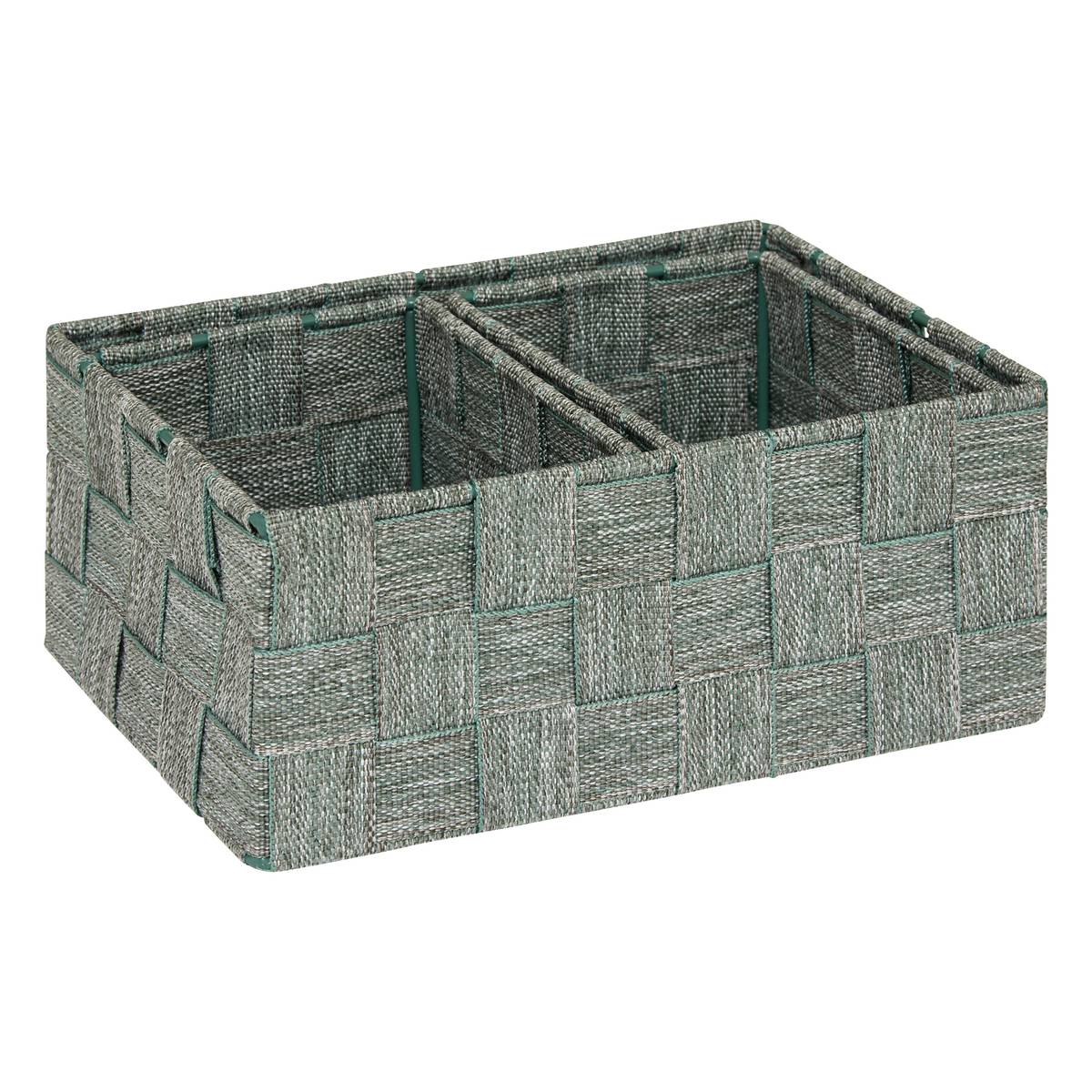 Panier, 3 produits, vert Lise