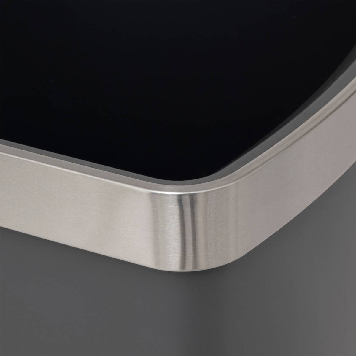 Poubelle, pédale, 45 l, gris 