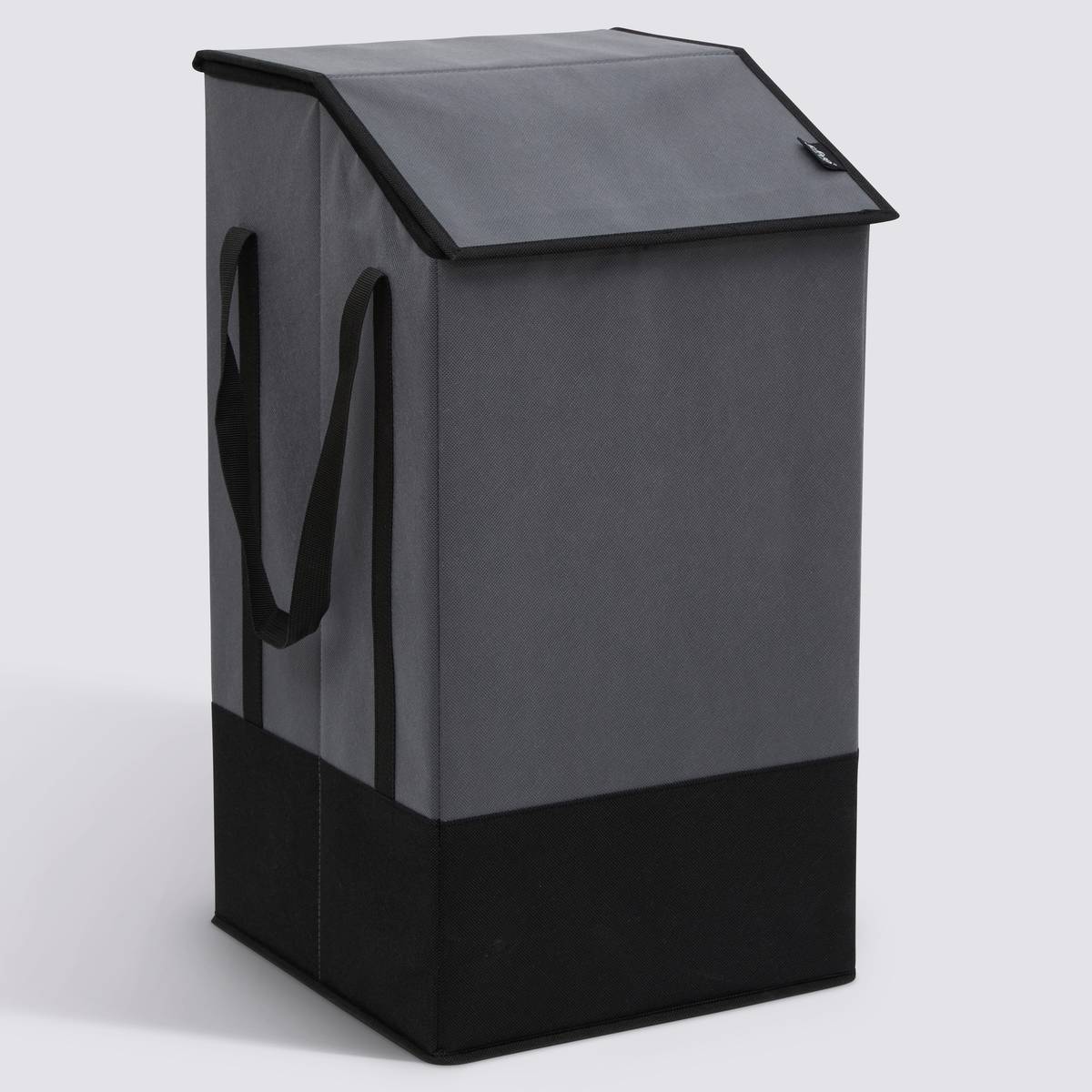 Panier à linge, 45 l, gris 