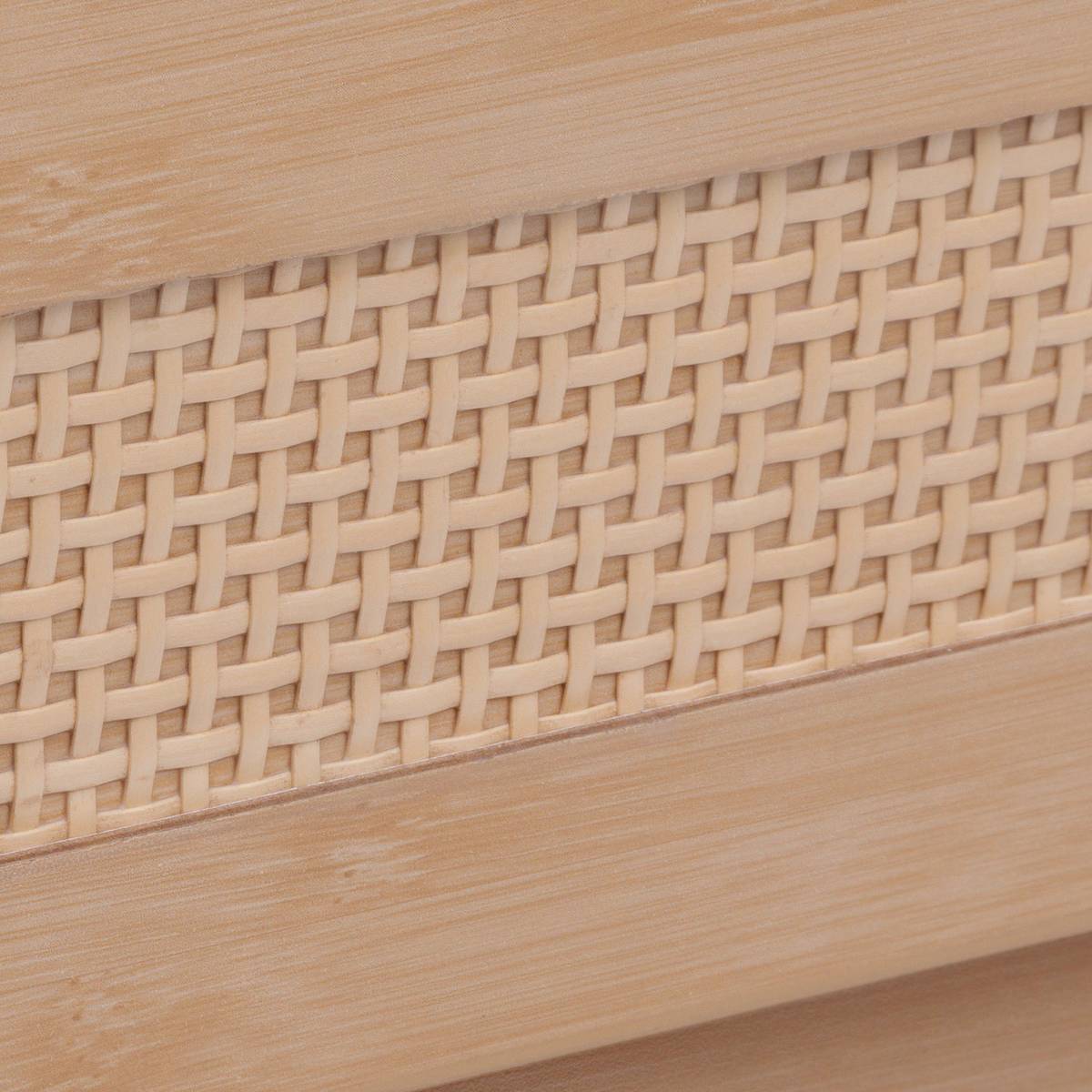 Desserte 3 niveaux, beige Cane