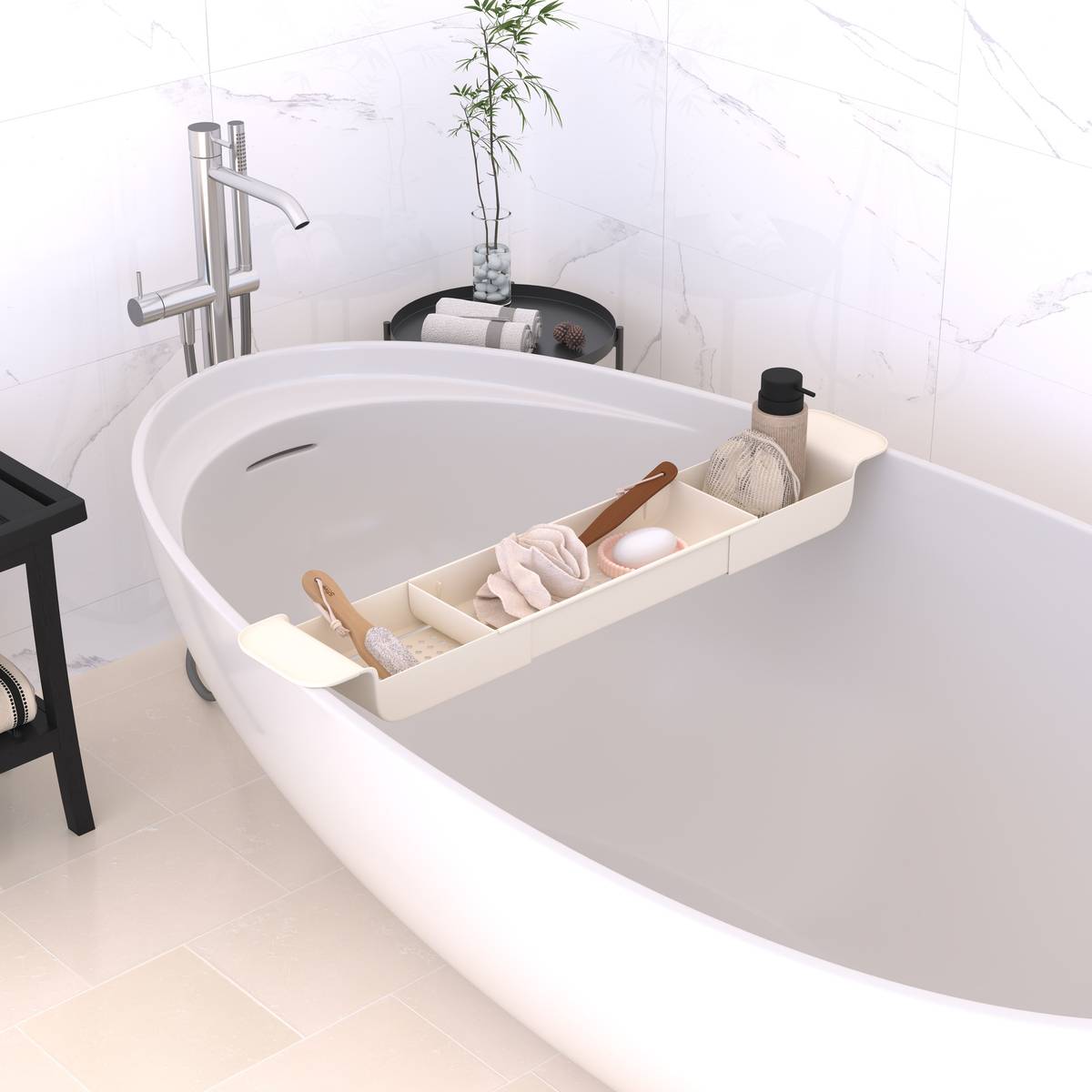 Plateau de bain, gris Easy bath
