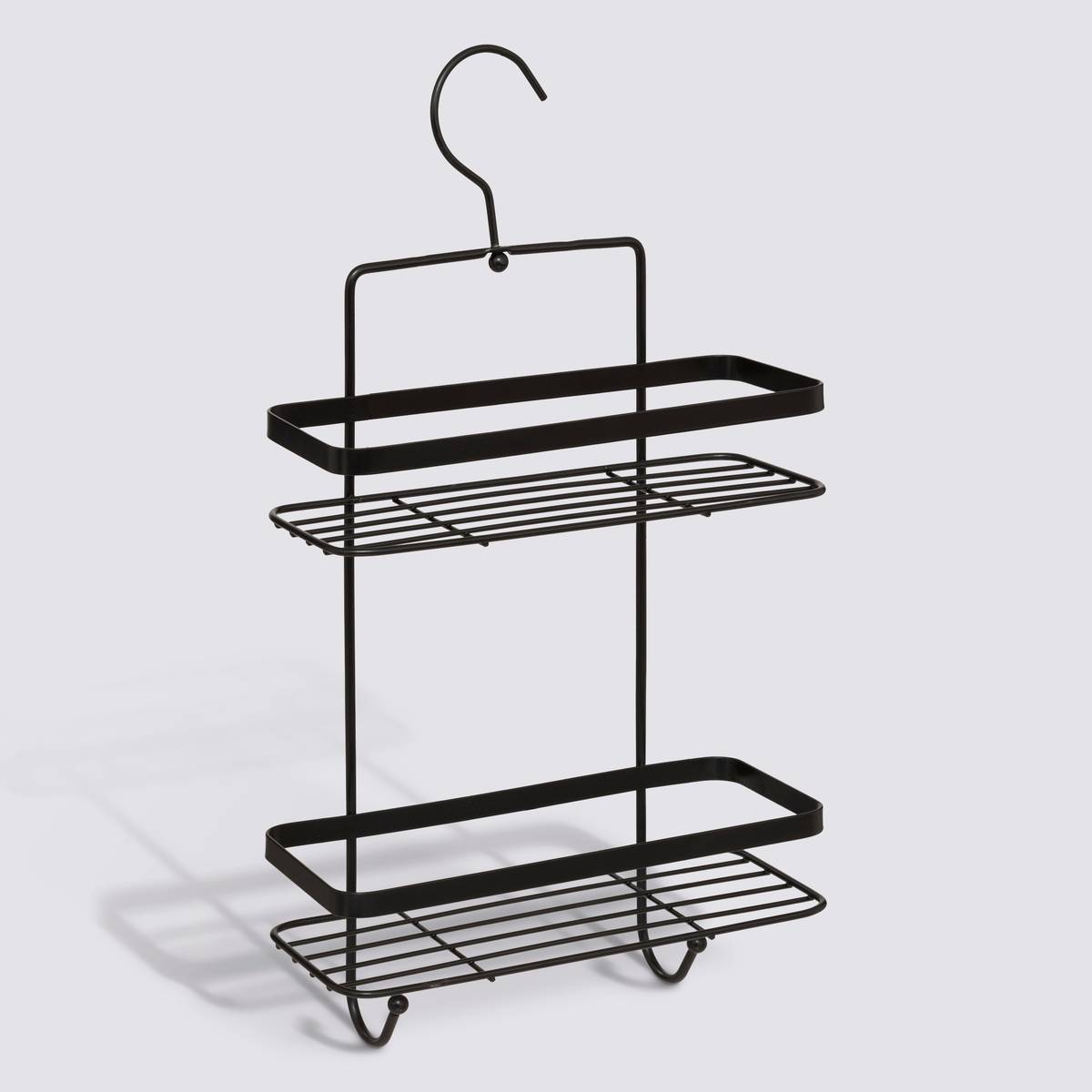 Serviteur de douche 2 niveaux, noir Venterra