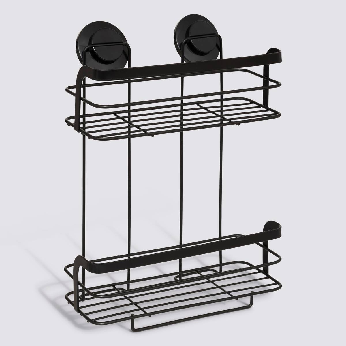 Serviteur de douche 2 niveaux, noir Venterra