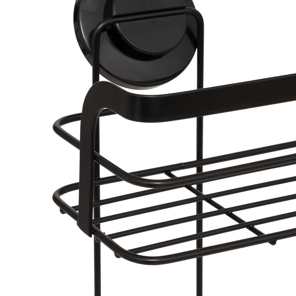 Serviteur de douche 2 niveaux, noir Venterra