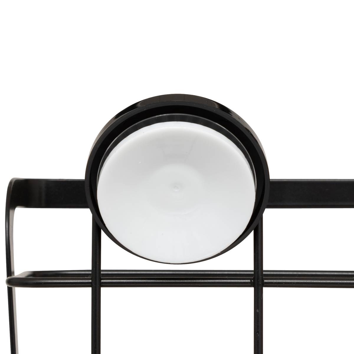 Serviteur de douche 2 niveaux, noir Venterra