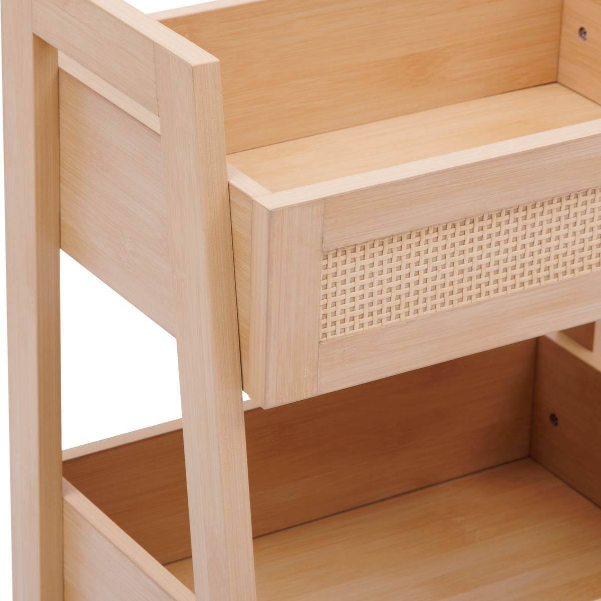 Etagère, 3 niveaux, h.80 cm, beige Cane