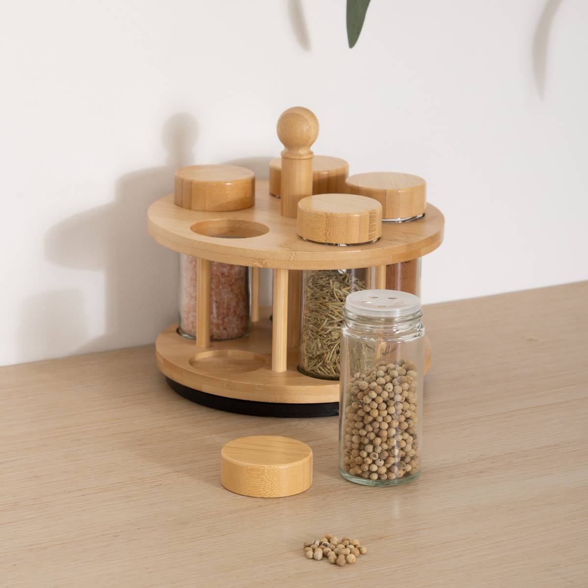 Support à épices, 5 emplacements, d.17 cm Cozy