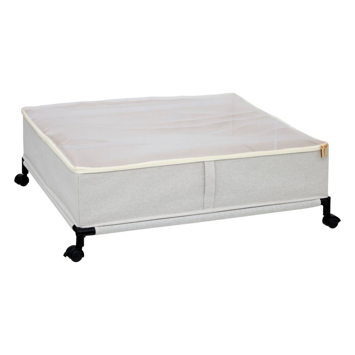 Housse de rangement sous lit, l.66 cm, beige Dressy plus