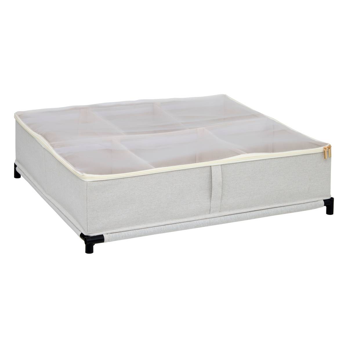 Housse de rangement sous lit, l.66 cm, beige Dressy plus