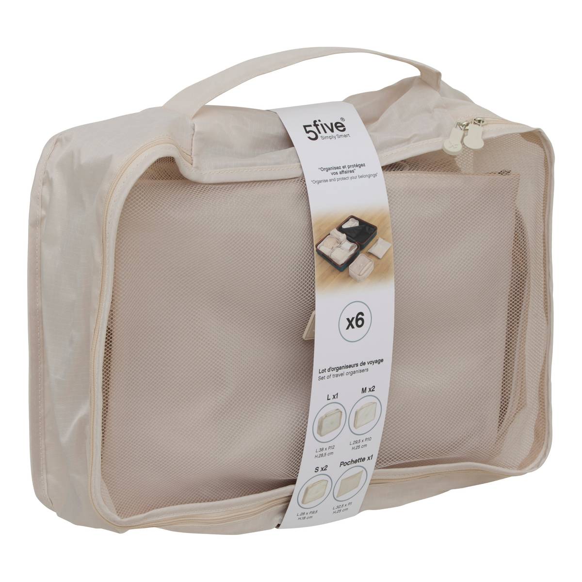 Organiseur, l.38 cm, couleurs assorties 