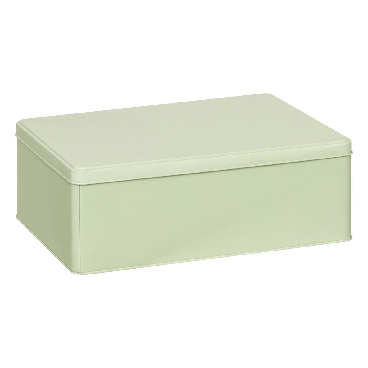 Lot de 3 boîtes de rangement, l.31/20,5 cm, vert clair Deskolor
