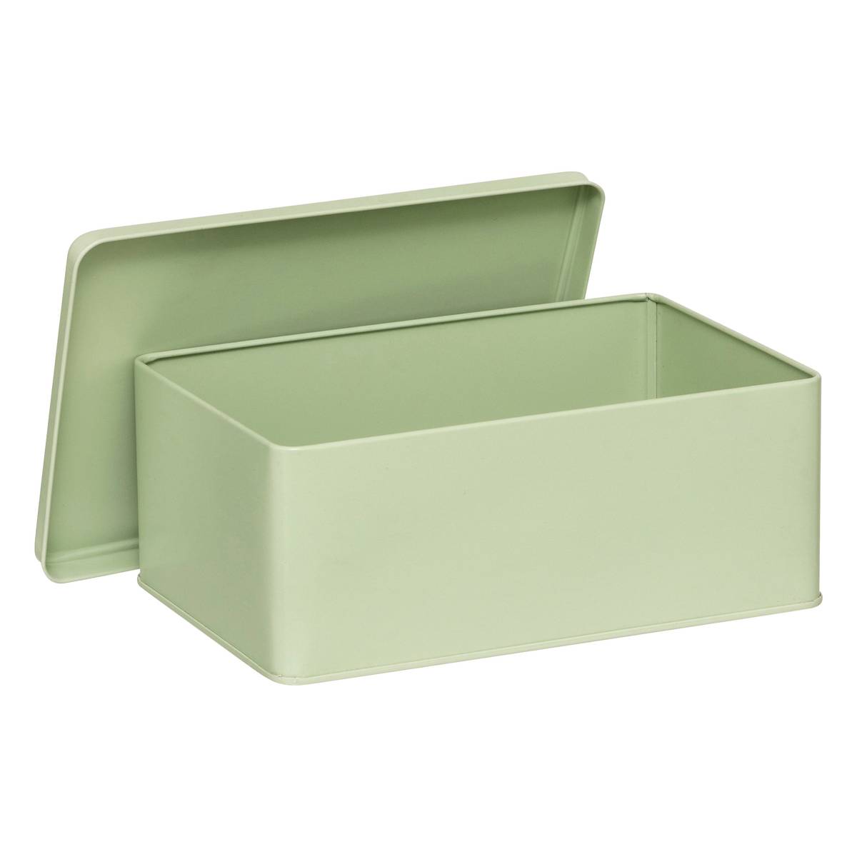 Lot de 3 boîtes de rangement, l.31/20,5 cm, vert clair Deskolor