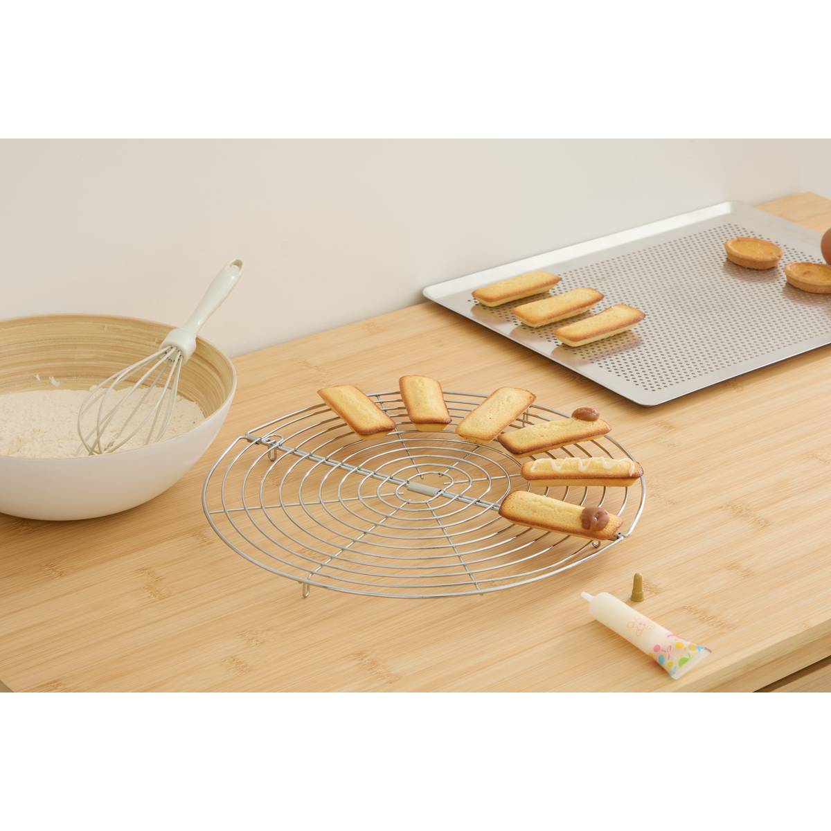 Volette à pâtisserie, d.32 cm, argent