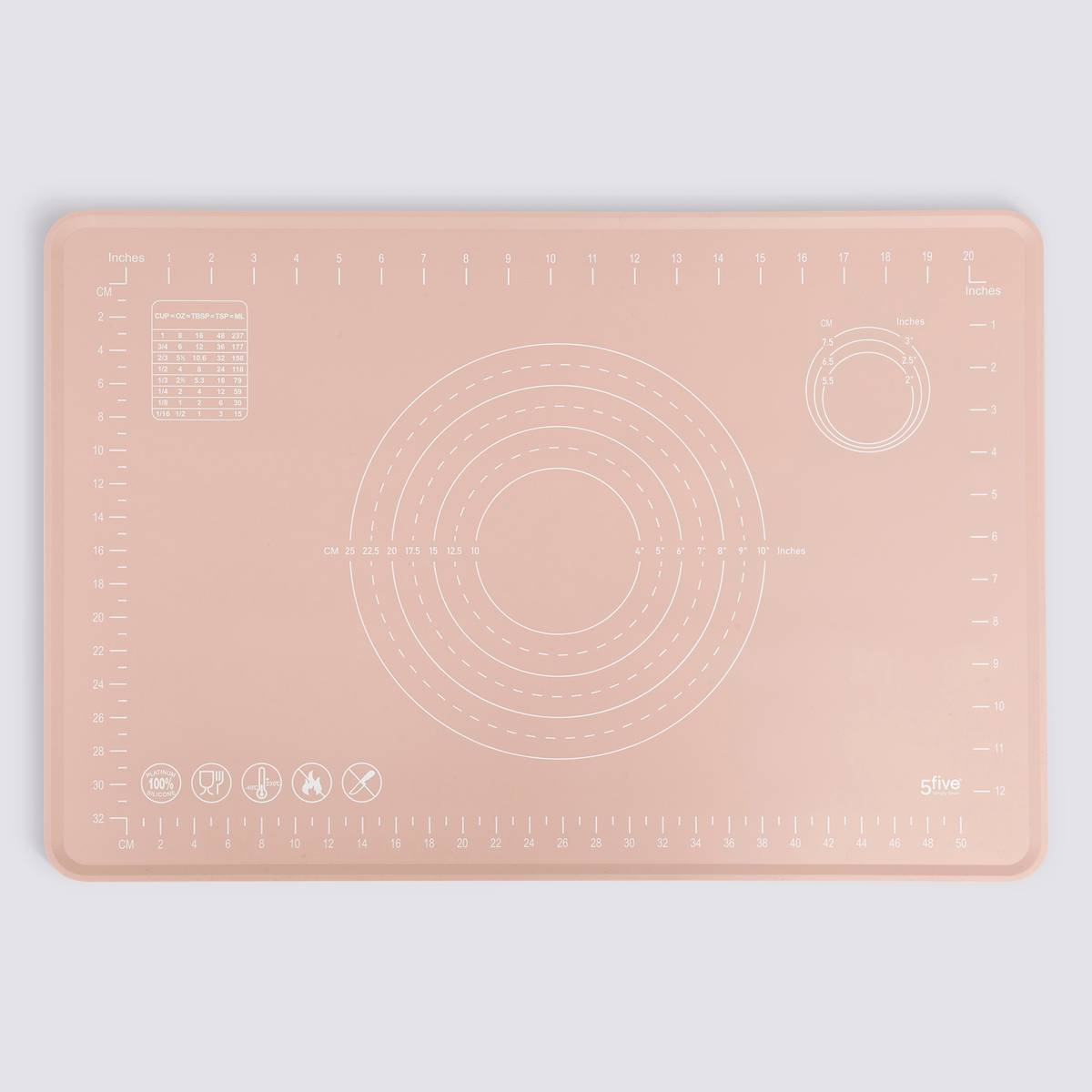 Tapis en siliconne, l.40 cm, plusieurs coloris 