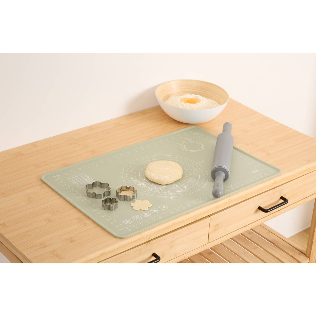 Tapis en siliconne, l.40 cm, plusieurs coloris 