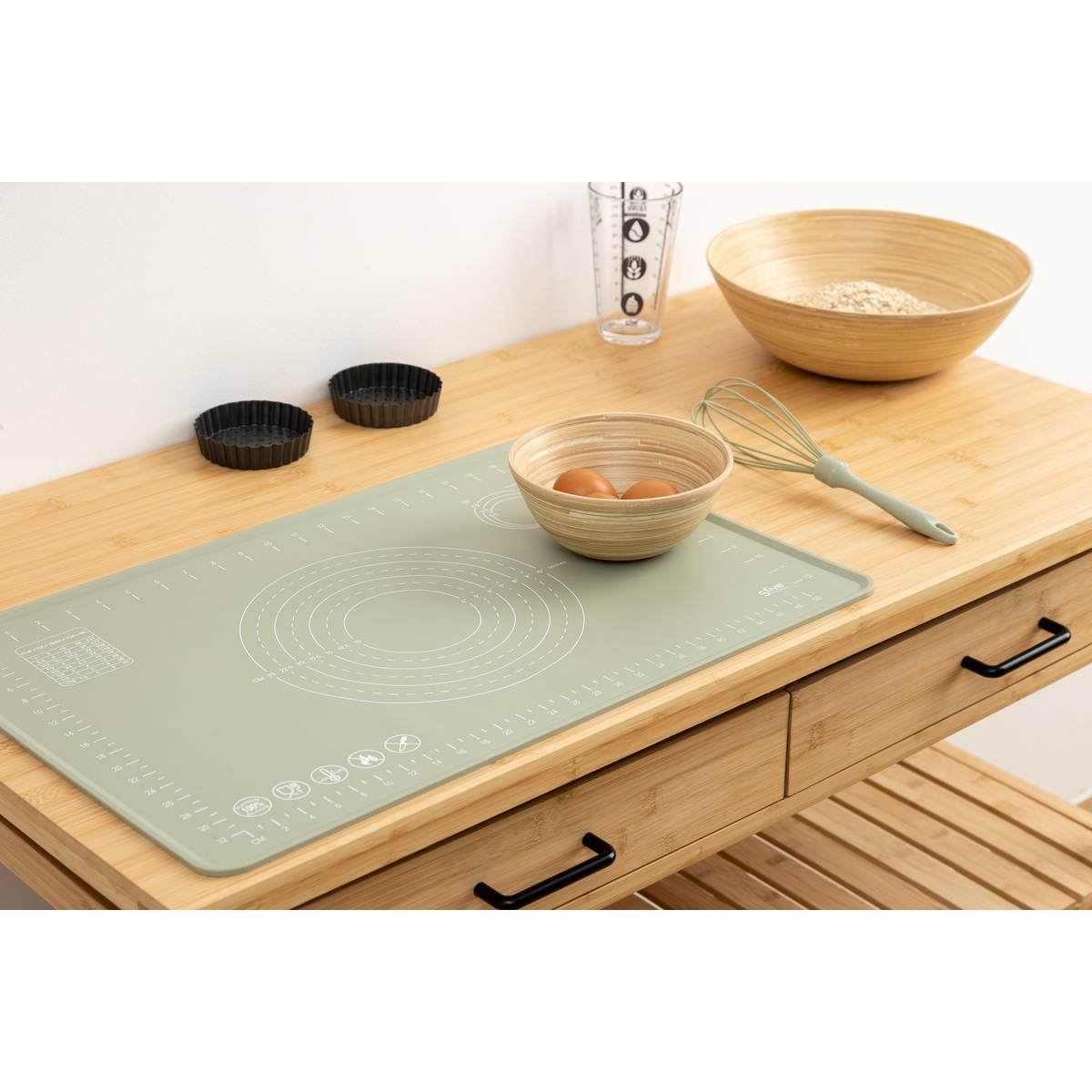 Tapis en siliconne, l.40 cm, plusieurs coloris 