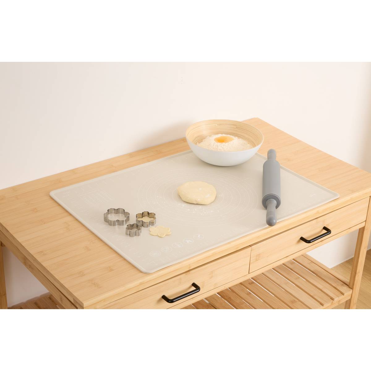 Tapis en siliconne, l.49,7 cm, plusieurs coloris 