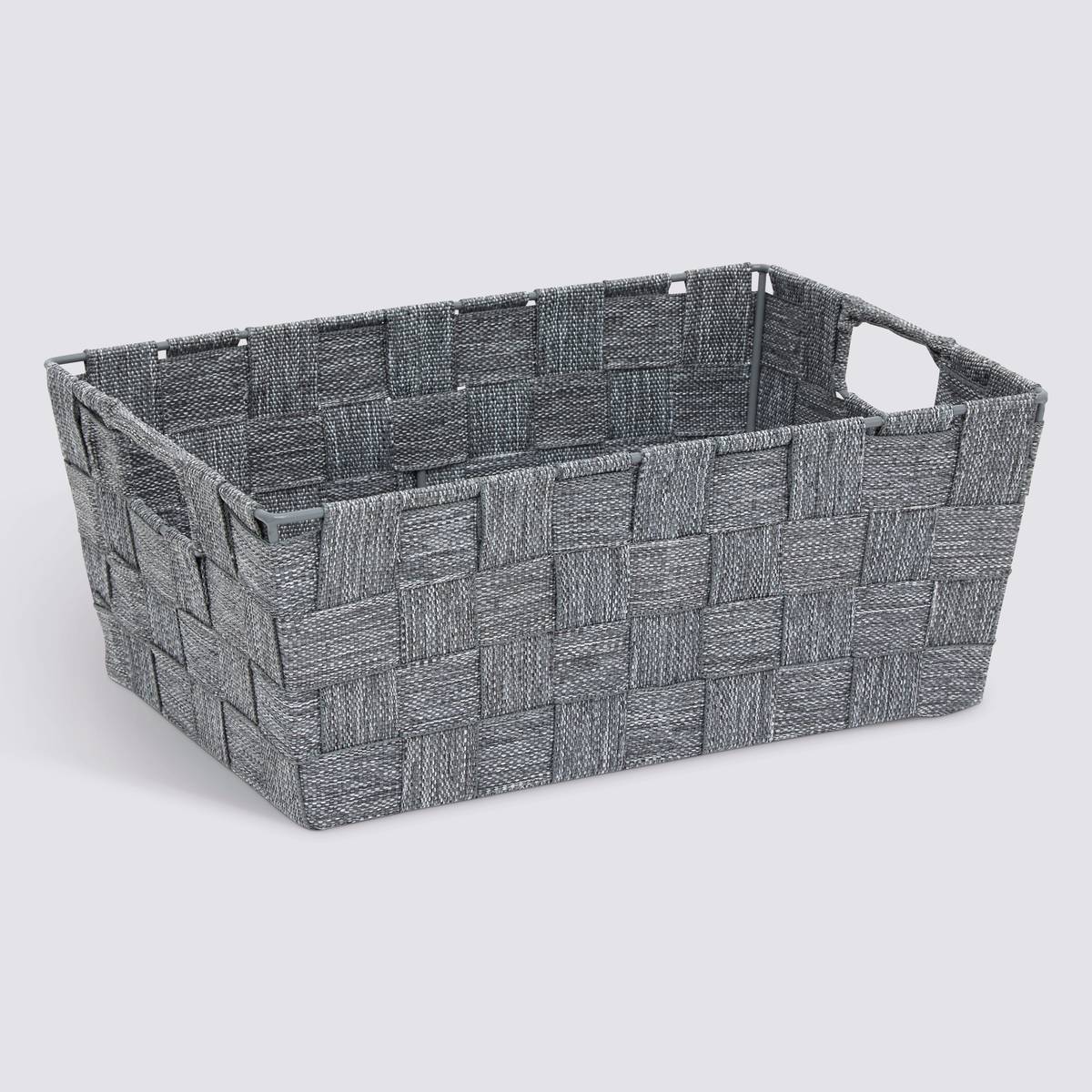 Panier, l.28 cm, gris Lise