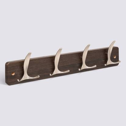 Patère, 4 têtes, l.45 cm Aly