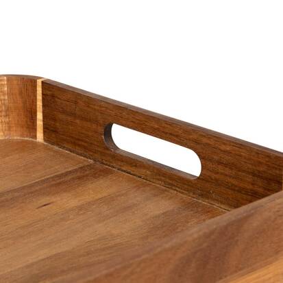 Plateau rectangulaire, 40x30 cm Acacia