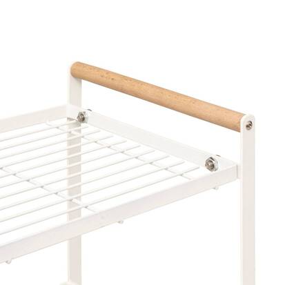 Etagère 2 niveaux, blanc Balm